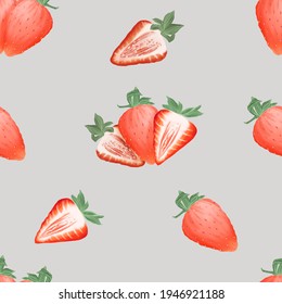 Strawberry Cut In Half Stock Illustrations Images Vectors Shutterstock