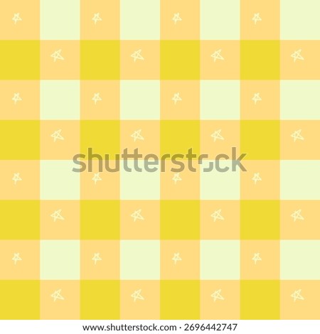 seamless patterned stitching in various colors.