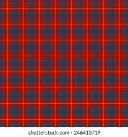 A Seamless Patterned Tile Of The Clan Fraser Tartan.