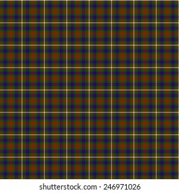 A Seamless Patterned Tile Of The Clan Fraser Hunting Tartan.