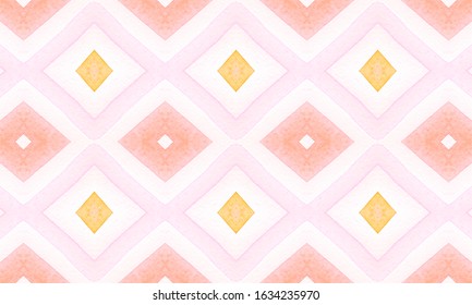 Seamless Pink Diamond Pattern