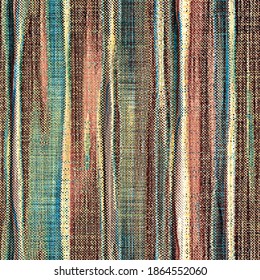 Seamless print pattern design natural earth tone  linen texture simple thin and thick vertical wavy  on the surface design for carpet, rug, cushion, clothing, fabric, template