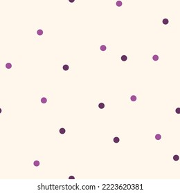 Seamless Purple Dot Pattern Background