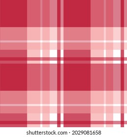 Seamless red tartan patterns illustration