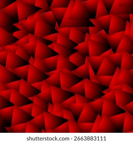 Seamless red triangle patterned background