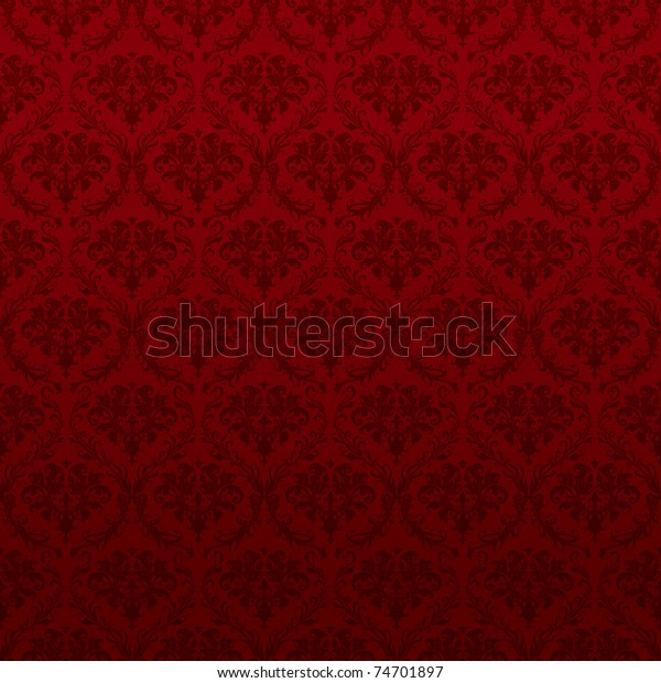 シームレスな赤い壁紙パターン ビットマップコピー のイラスト素材