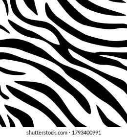 Zebra Print Animal Skin Tiger Stripes Stock Vector (Royalty Free ...