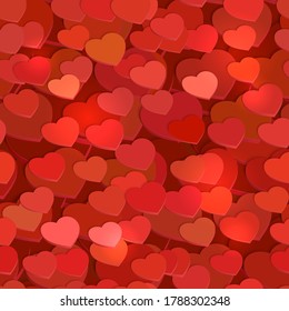 Seamless Romance Background for Print or Textyle in Valentine`s Day, raster version 3D
