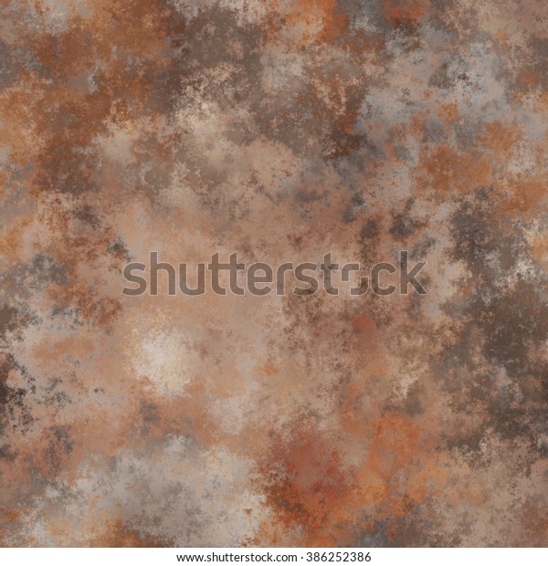 Seamless Rusty Metal Texture Old Iron Stock Illustration