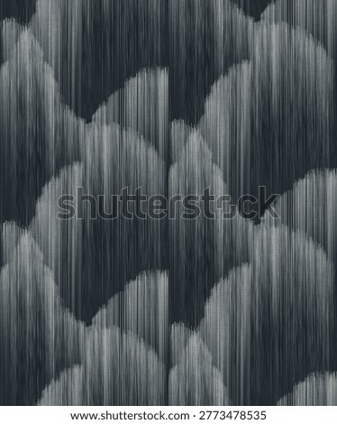 Seamless sophisticated abstract texture featuring delicate vertical white lines forming organic mountain-like silhouettes on a deep dark navy background