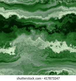 Seamless Stone Malachite Background. The Cut Mineral.