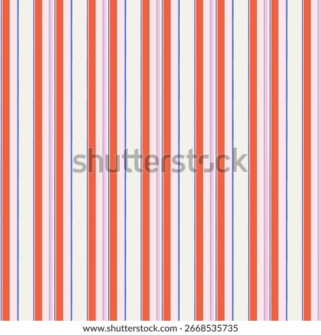 Seamless striped pattern, multi-color striped background for textile, fabric and wallpaper design