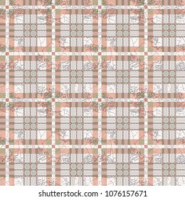 Seamless Tartan Textile Pattern