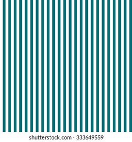 Seamless Teal & White Stripe Pattern