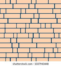 Seamless texture of a brick wall pattern for background.