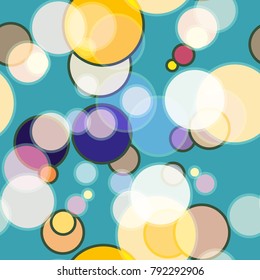 Seamless Texture Colored Circle Pattern Background Stock Illustration ...