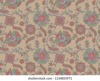 Seamless Texture Floral Design Stock Illustration 1134855971 | Shutterstock