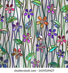 Stained Glass Flower Patterns Discount 53 Off Www Ingeniovirtual Com