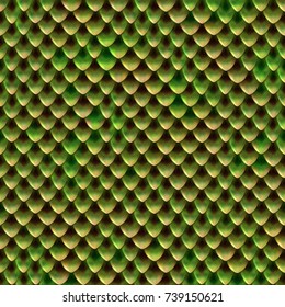 Seamless Texture Metallic Dragon Scales Reptile Stock Illustration 