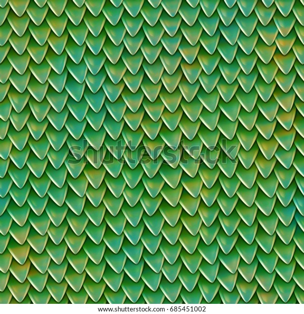 Seamless Texture Metallic Dragon Scales Reptile Stock Illustration ...