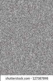 Seamless Texture With Noise Effect Television Grainy For Background. Black And White A4 Template In Vertical Format. TV Screen No Signal. This Image Is A Bitmap Copy My Vector Illustration