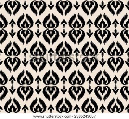 Seamless texture pattern. İkat, ethnic design.