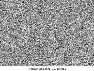 Seamless Texture With Television Grainy Noise Effect For Background. TV Screen No Signal. Horizontal Template Rectangle A4 Format. This Image Is A Bitmap Copy My Vector Illustration