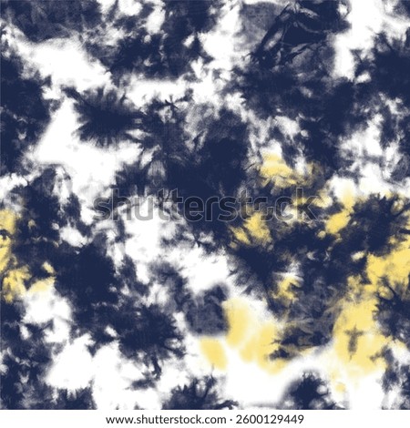 Seamless Tie Dye Pattern - Navy