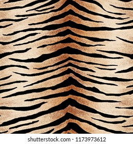 Seamless Tiger Skin Pattern