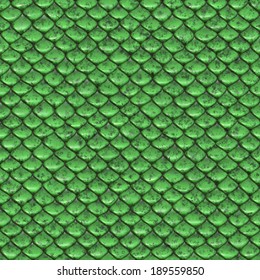 Seamless Tile Green Scales Scales Rough Stock Illustration 189559850 ...