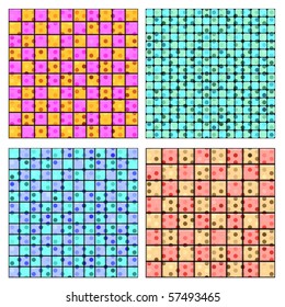 Seamless tiling pattern collection