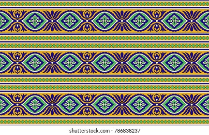 Melayu Pattern Symbol Fabric Background Other Stock Vector (Royalty ...