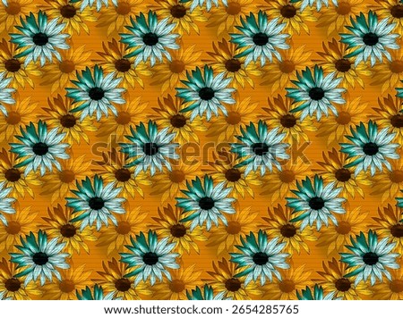 seamless trendy digital flower pattern allover print digital floral pattern water color  with a background perfect for wallpaper wrapping paper textile fashion wedding card invitation and fashion 