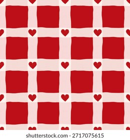  corazón Gingham San
