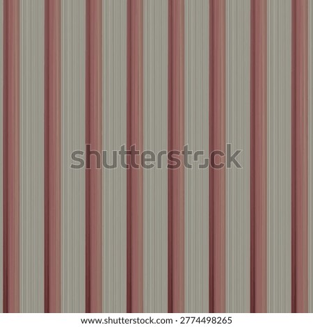 A seamless vertical striped fabric pattern featuring alternating tones of red and light gray. 