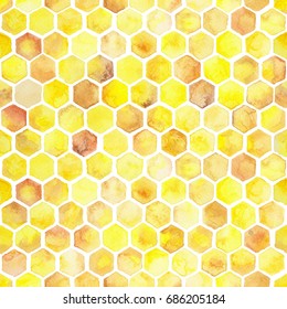 Honeycomb Watercolor Images Stock Photos Vectors Shutterstock