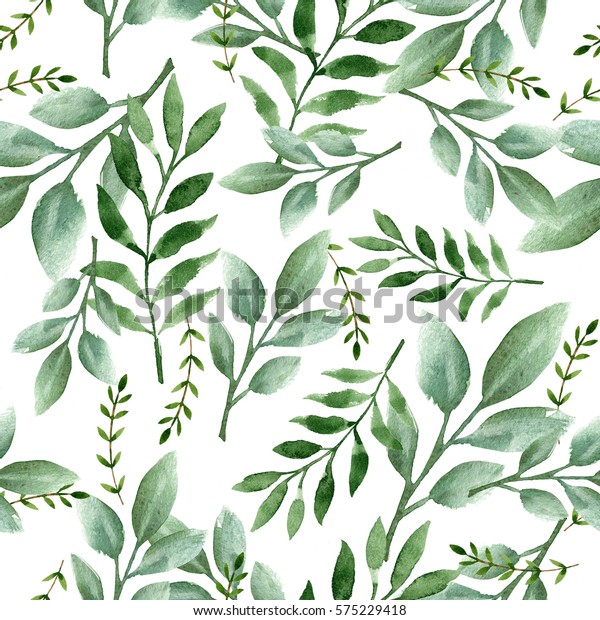 Seamless Watercolor Pattern Stock Illustration 575229418