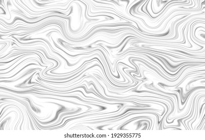 Seamless White And Black Background Liquid Or Marble Pattern, Abstract Painting Wood Texture Or Watercolor Design Wallpaper.