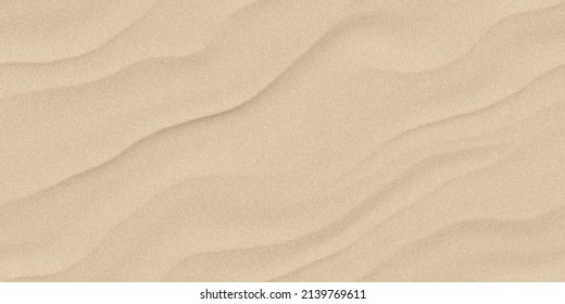 Playa de arena blanca y fina o dunas de arena desértica de textura baldosa. Boho chic color arcilla marrón claro color de fondo de patrón de repetición de verano. Una representación 3D de alta resolución.  