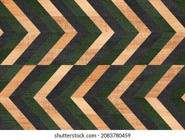 Seamless Wooden Background With Chevron Pattern. Wood Texture. 