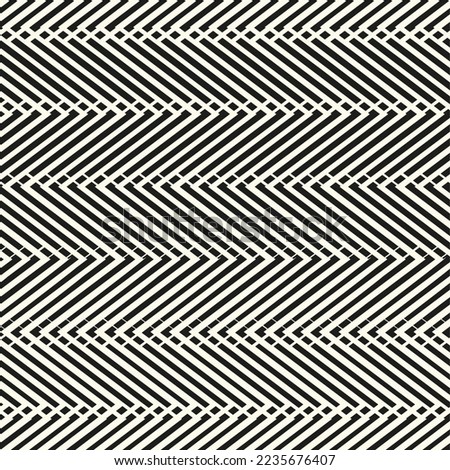 
Seamlessly repeatable geometric monochrome pattern with distorted lines