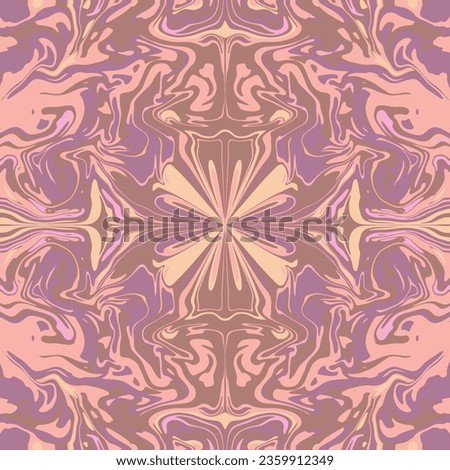 Seamlessrepeat pattern, offering a delightful and energetic experience. vibrant colors and fluid forms, swirl clonical background Stock photo © 