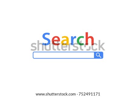 Search bar  element design of search boxes ui template isolated on white background