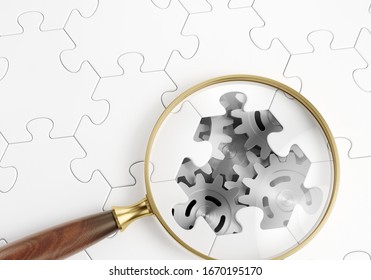 Searching for a Breakdown. 3D-rendering graphics on the theme of Troubleshooting.