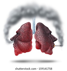 Second Hand Smoke Health Care Concept Stock Illustration 159141758 ...