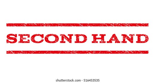 Second Hand Watermark Stamp Text Caption Stock Illustration 516453535 ...