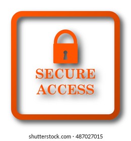 secure access icon internet button on stock illustration 417259696