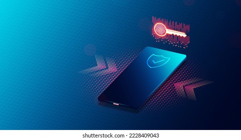 Secure Authentication with Passkey Concept - Authentication and Login Credentials that Remove the Need for Passwords - 3D Illustration