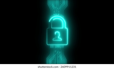 Secure Lock and Data Transfer Ensuring Encryption, Privacy Protection, and Cybersecurity for Safe Data Exchange, Cloud Protection, File Sharing, Digital Safety, Network Security,