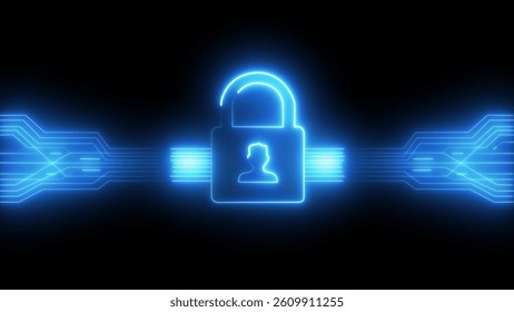 Secure Lock and Data Transfer Ensuring Encryption, Privacy Protection, and Cybersecurity for Safe Data Exchange, Cloud Protection, File Sharing, Digital Safety, Network Security,
